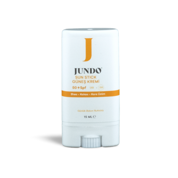 Jundo Sun Stick Güneş Kremi 50+ SPF – Shea, Kakao & Kara Üzüm
