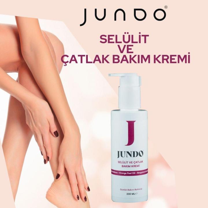 JUNDO Sıkılaştırıcı & Selülit Ve Çatlak Bakım Kremi Vücut Şekillendirici - 200 ml