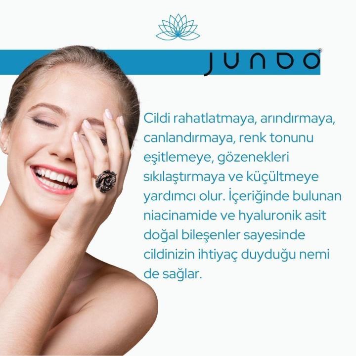 JUNDO Canlandırıcı & Gözenek Sıkılaştırıcı Ve Aydınlatıcı Cilt Temizleyici & Sıkılaştırıcı Tonik - 200 ml