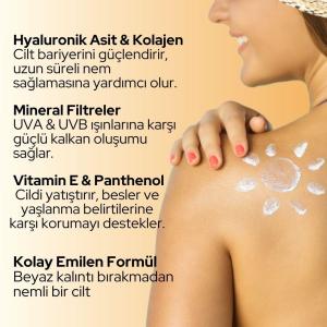 JUNDO Leke Karşıtı Ve Cilt Tonu Eşitleyici +50 Spf Güneş Kremi - 50 ml