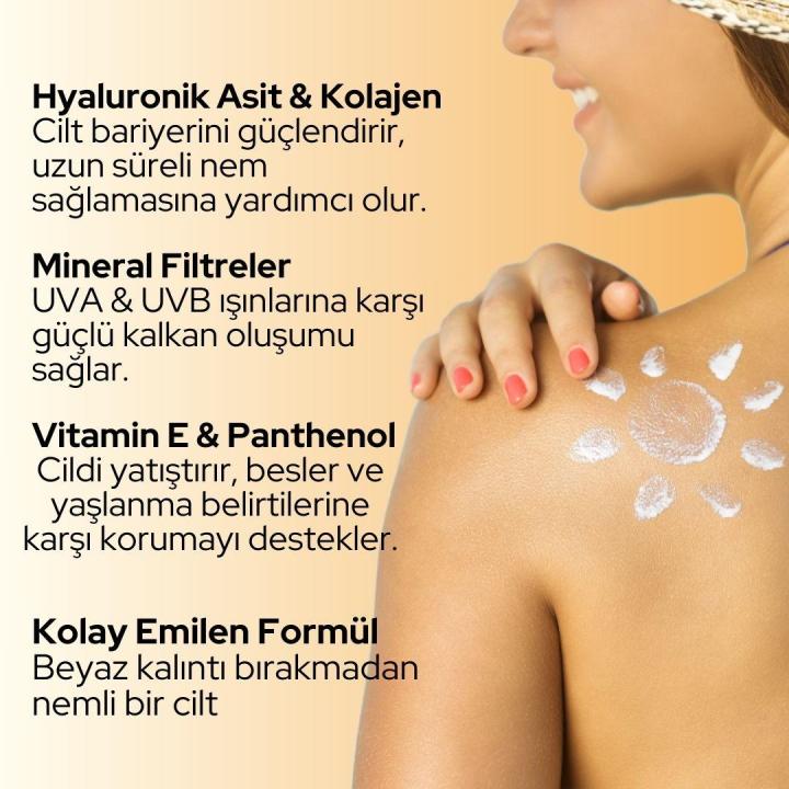 JUNDO Leke Karşıtı Ve Cilt Tonu Eşitleyici +50 Spf Güneş Kremi - 50 ml