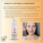 JUNDO Leke Karşıtı Ve Cilt Tonu Eşitleyici +50 Spf Güneş Kremi - 50 ml
