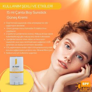 JUNDO Leke Karşıtı Ve Aydınlatıcı +50 Spf Sun Stick Krem - 15 ml