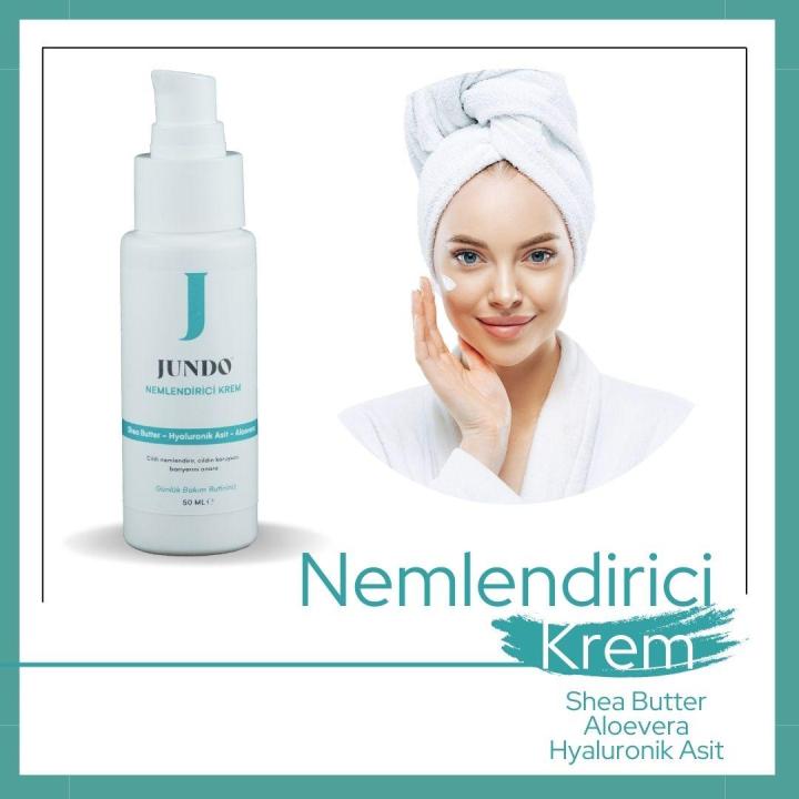 JUNDO Yenileyici Ton Eşitleyici Aydınlatıcı Nemlendirici Krem - 50 ml