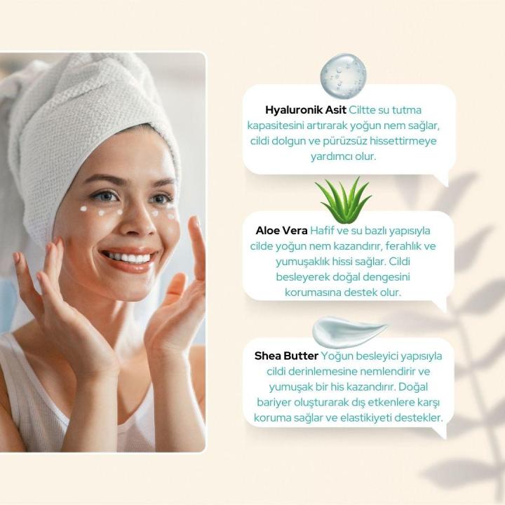 JUNDO Yenileyici Ton Eşitleyici Aydınlatıcı Nemlendirici Krem - 50 ml