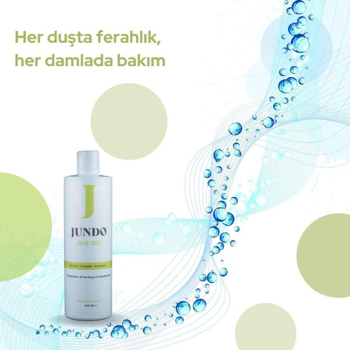 JUNDO Duş Jeli Hyaluronik Asit Ve Aynı Sefa Özlü - 400 ml