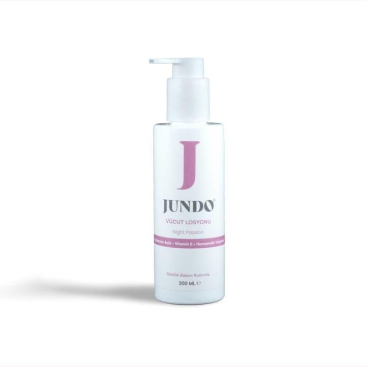 JUNDO Nemlendirici Ve Sıkılaştırıcı Vücut Losyonu Nigth Passion- 200 ml